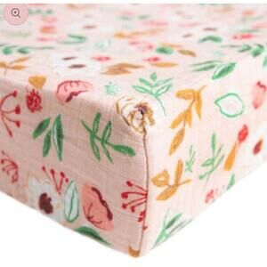 Little Unicorn Cotton Muslin Changing Pad Cover - Vintage Floral - NEW